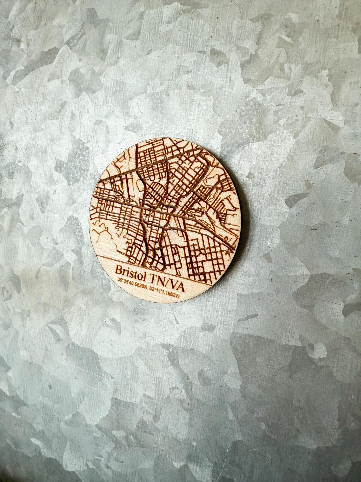 Bristol Street Map Magnet