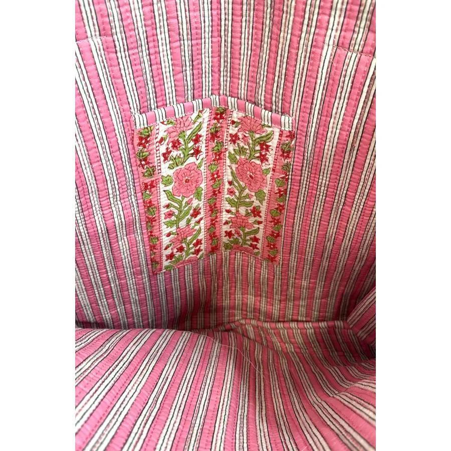 Ophelia Pink Floral Tote Bag