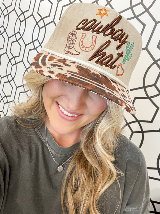 Cowboy Hat Trucker Hat