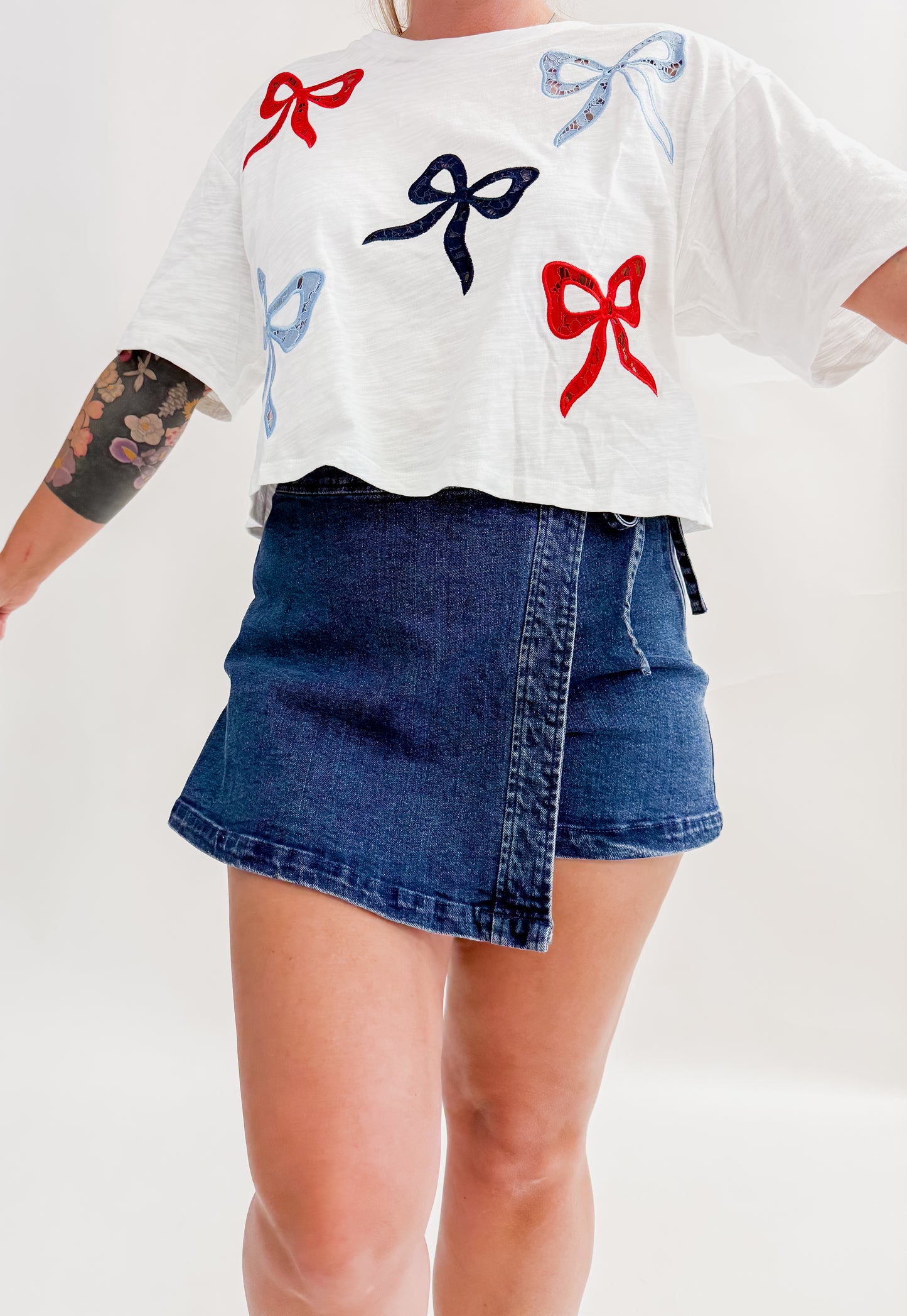 Burke Rd. Denim Skort