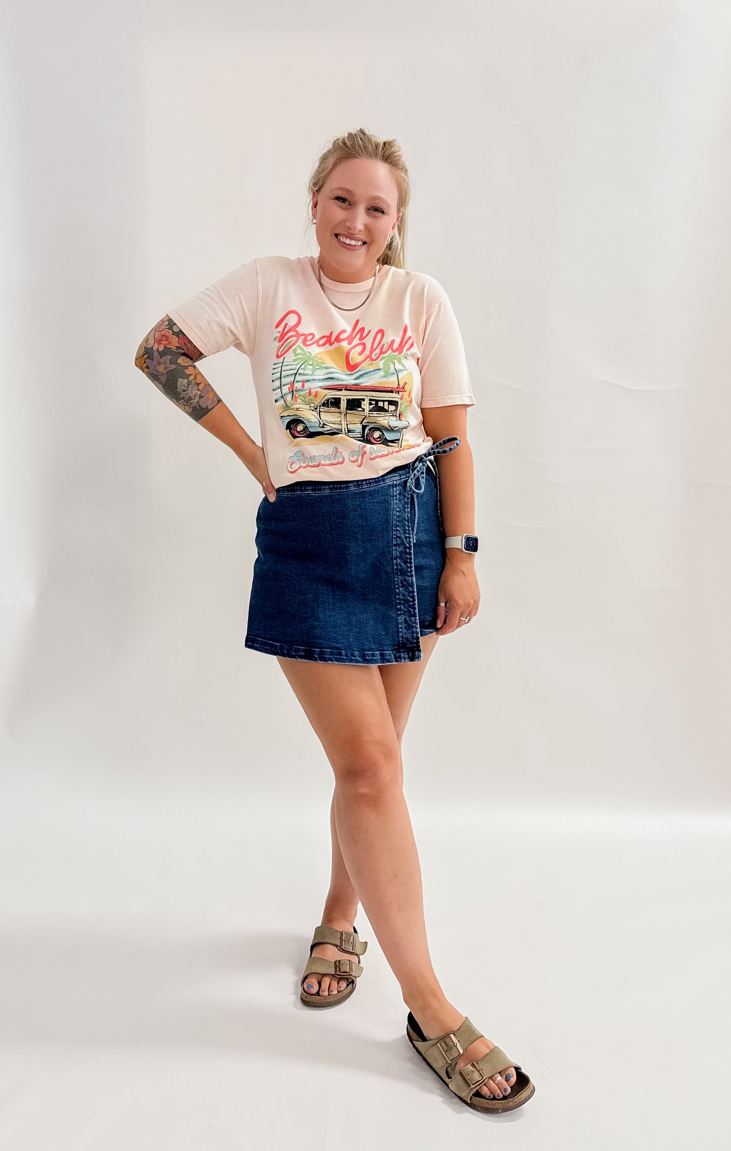 Burke Rd. Denim Skort