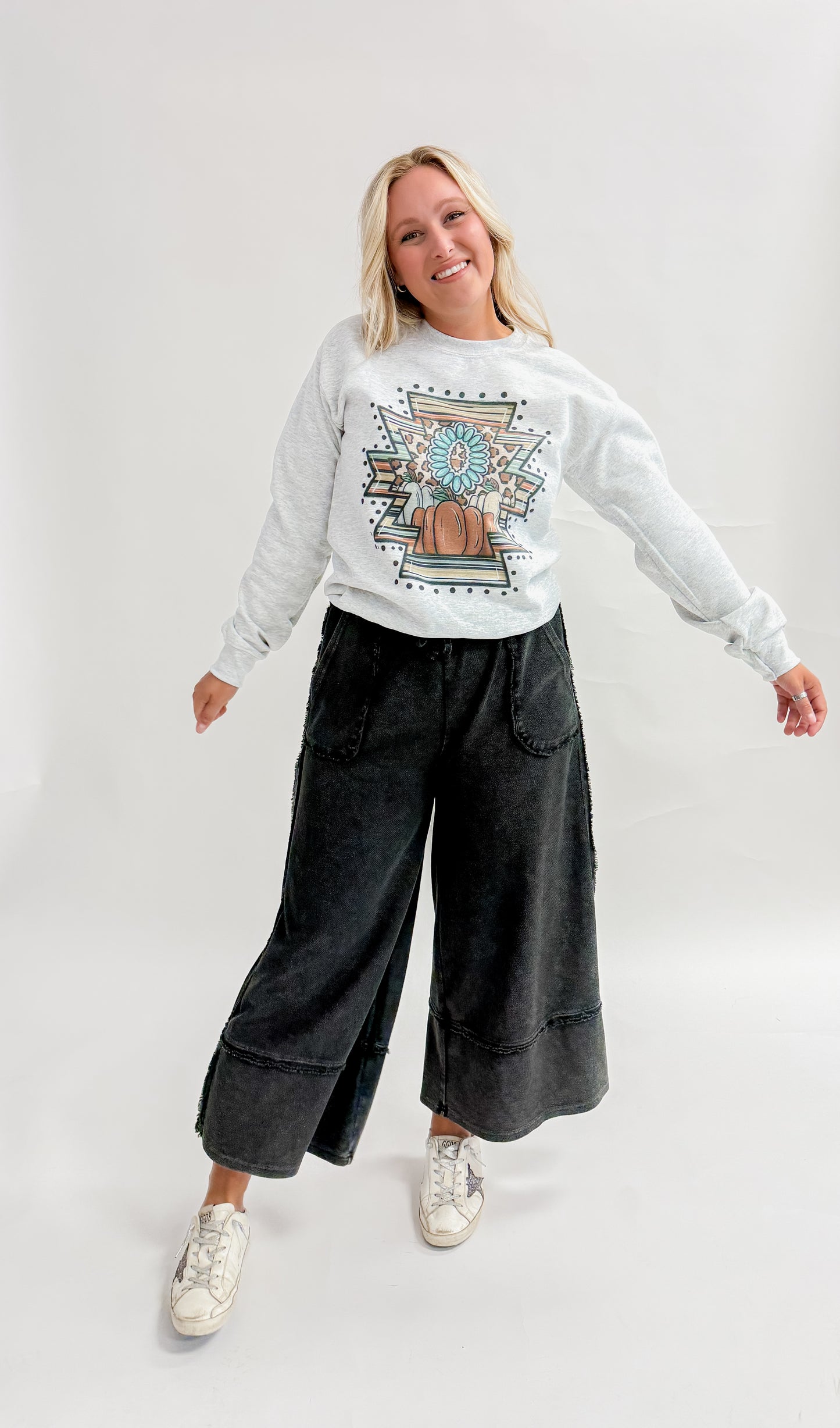 Western Fall Crewneck Sweatshirt
