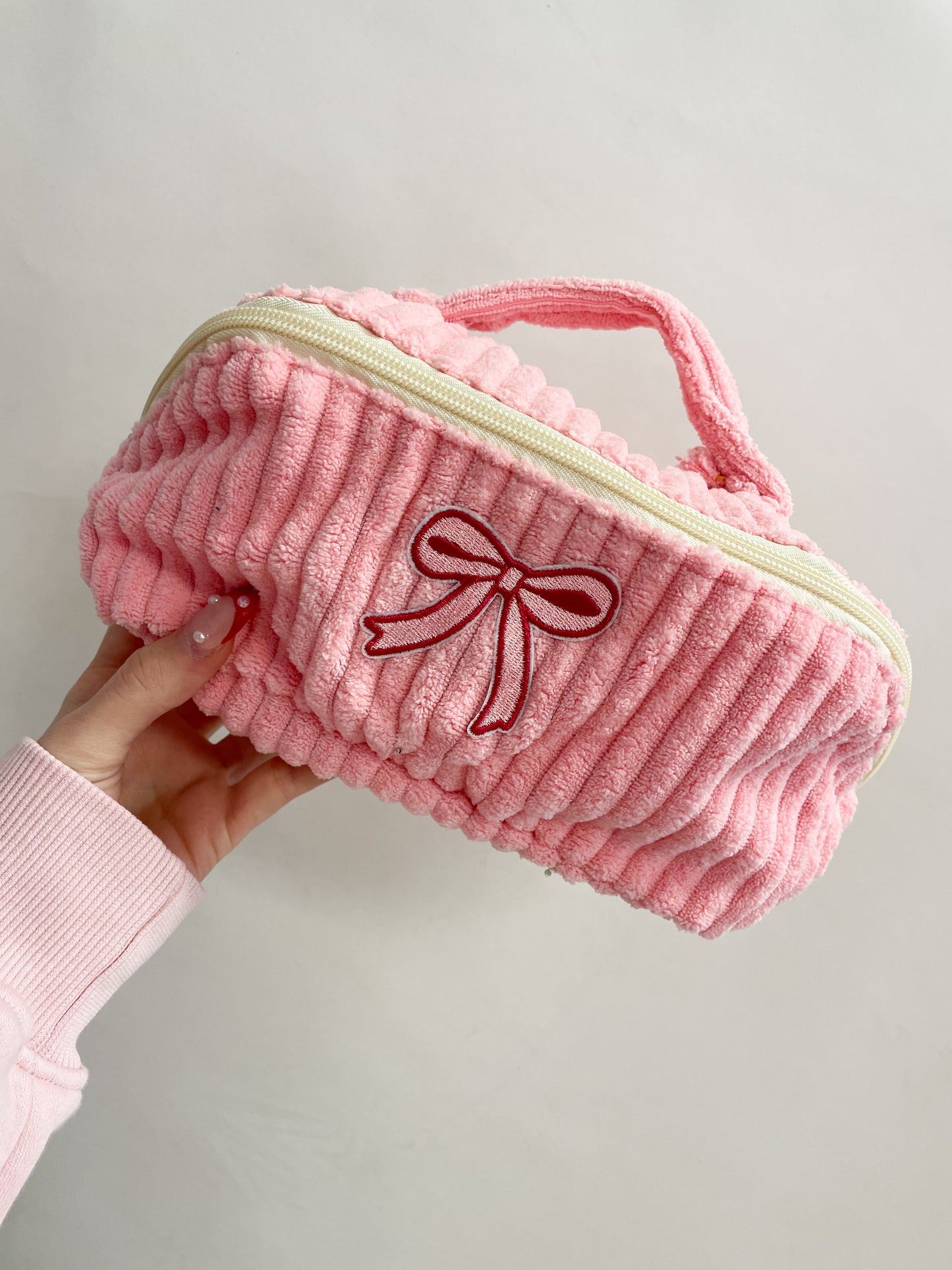 Terry Cloth Make Up Bag