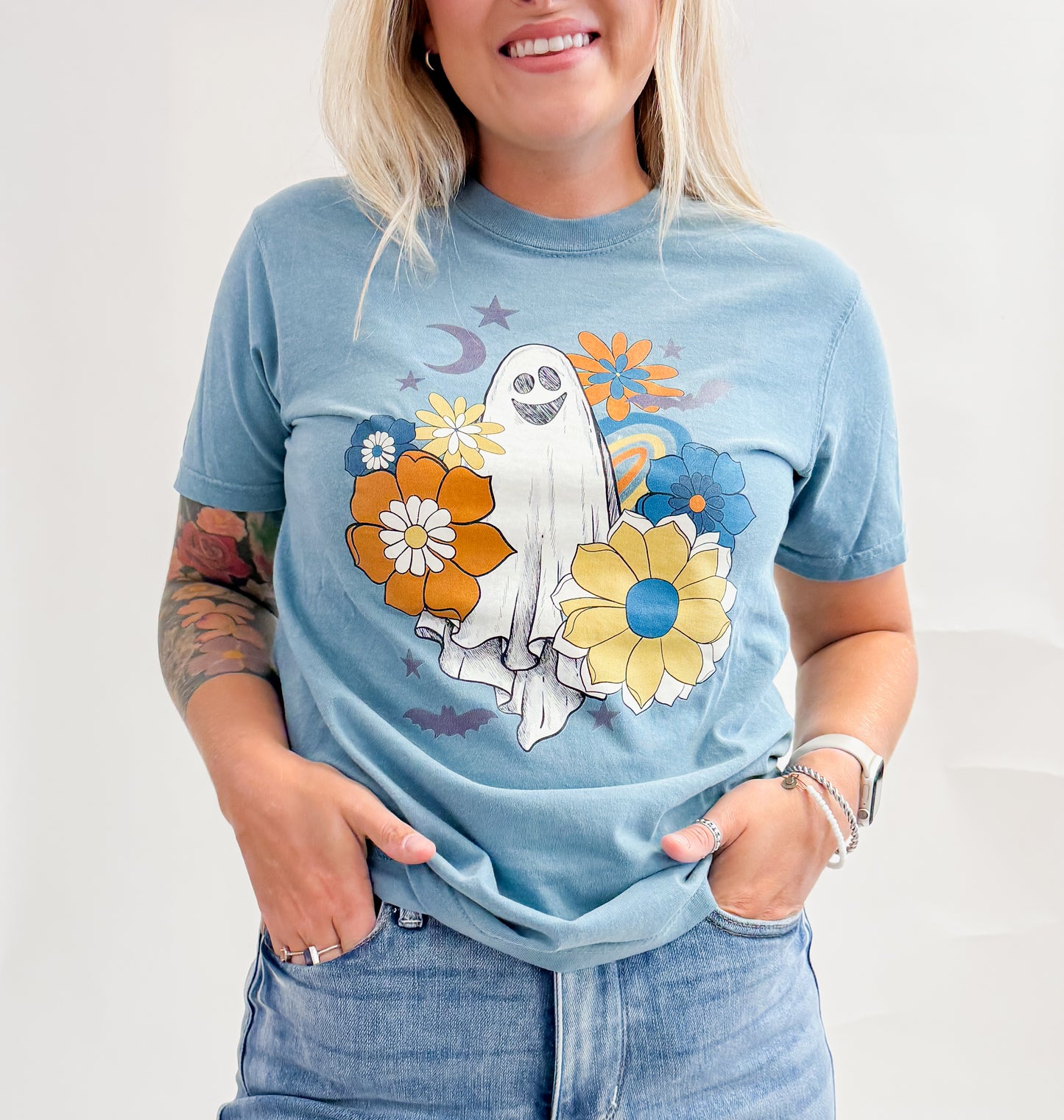 Retro Ghost Graphic Tee
