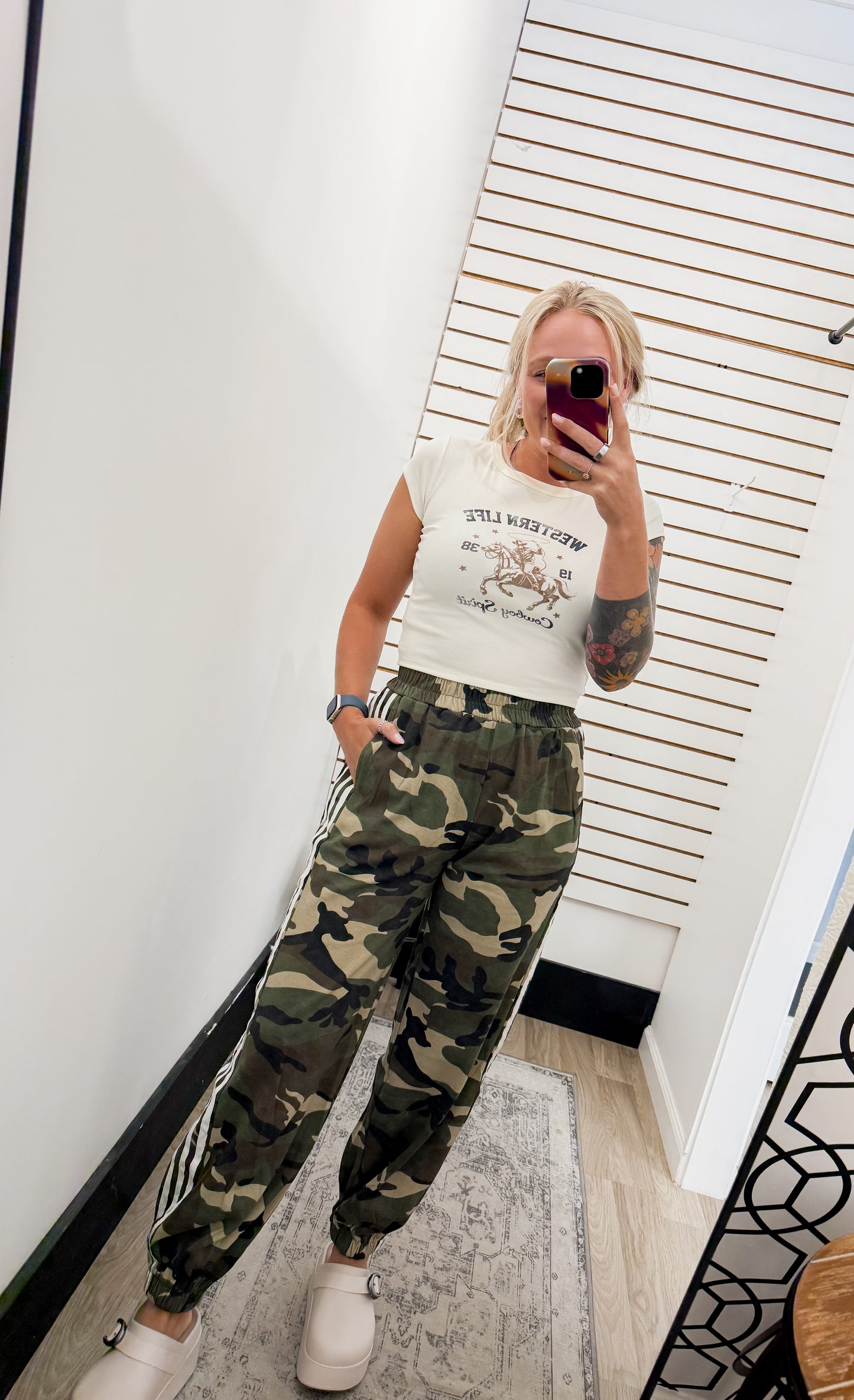Indian Hills Camo Jogger Pants