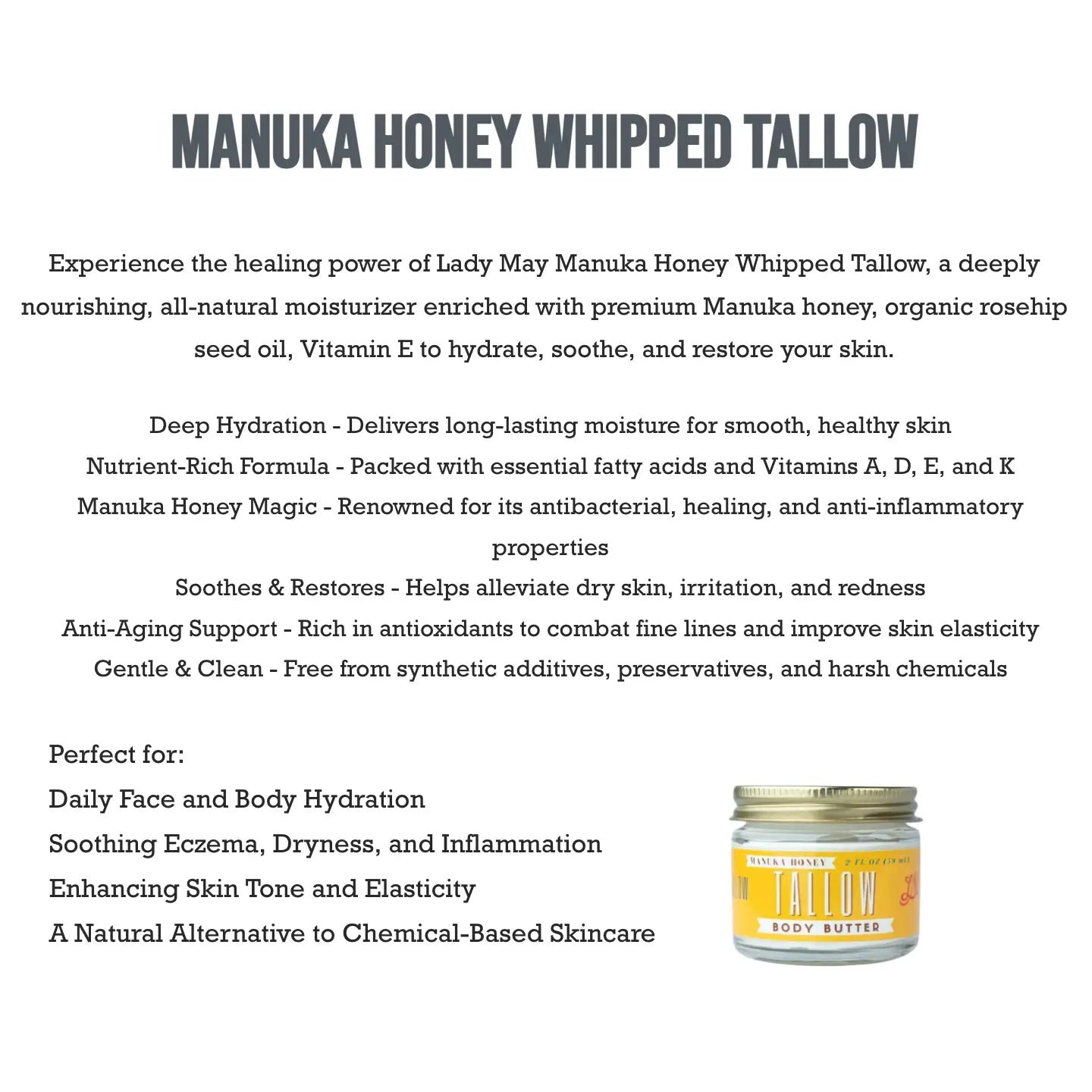 Tallow Body Butter