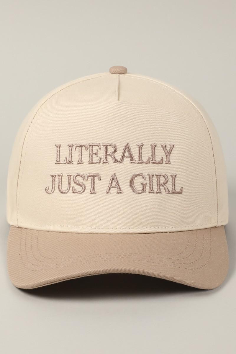 Literally Just A Girl Trucker Hat