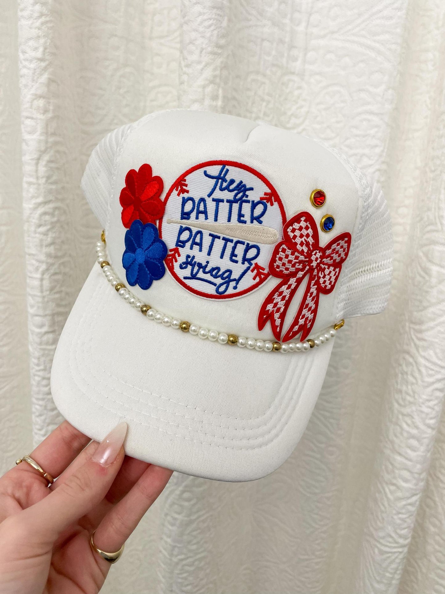 Hey Batter Batter Swing Trucker Hat