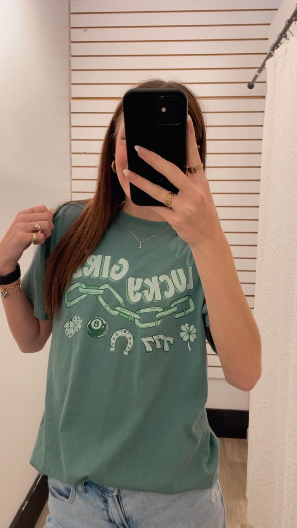 Lucky Girl Graphic Tee