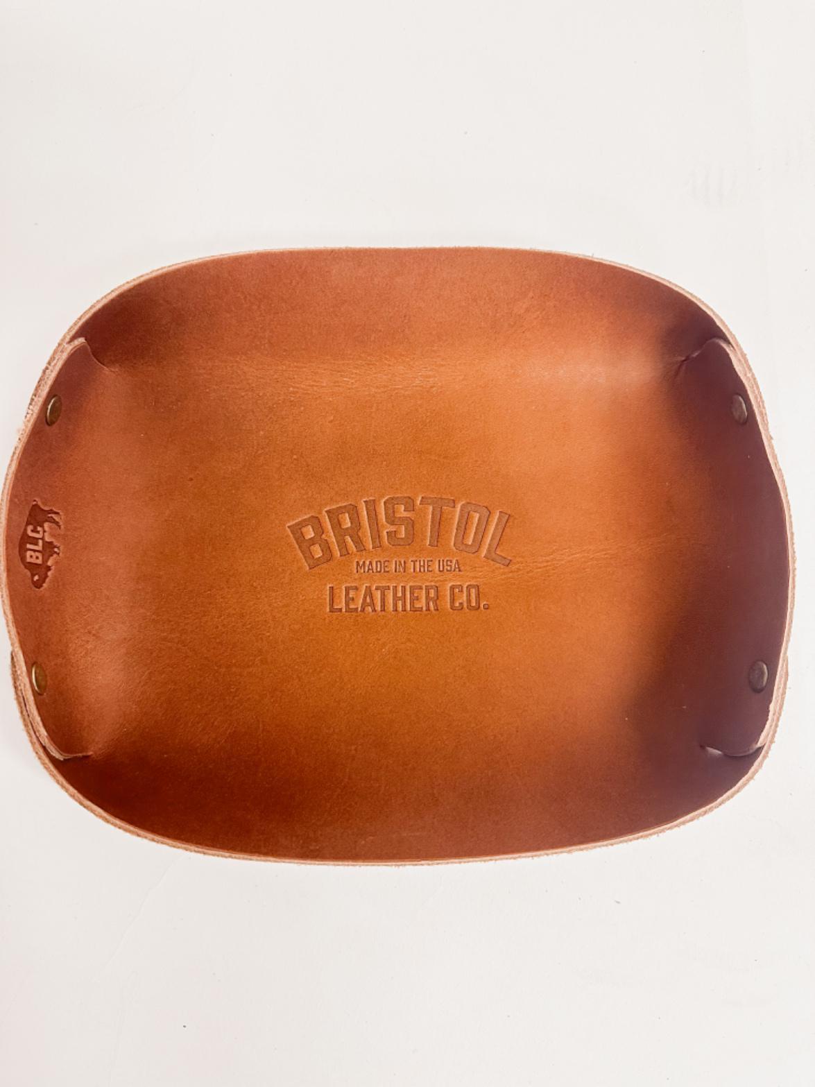 BLC Oval Leather Tray