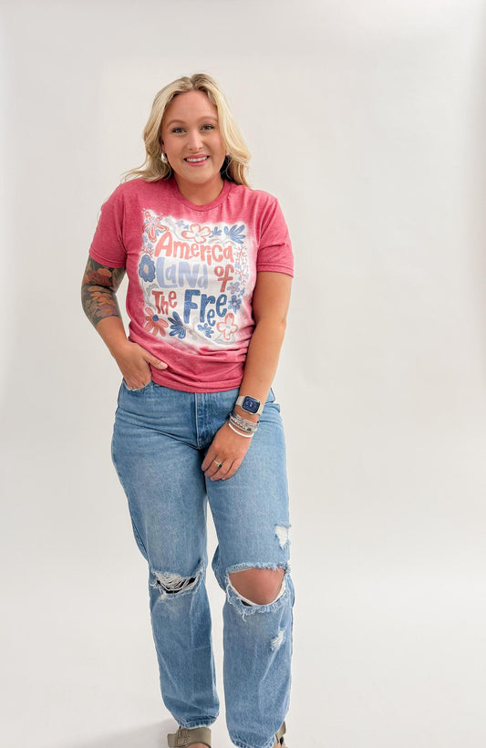 Land Of The Free Graphic Tee