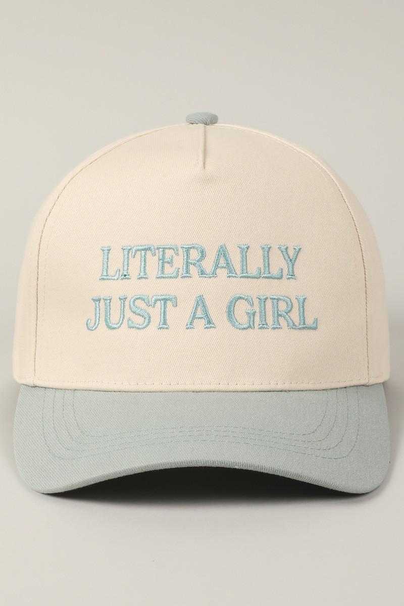 Literally Just A Girl Trucker Hat