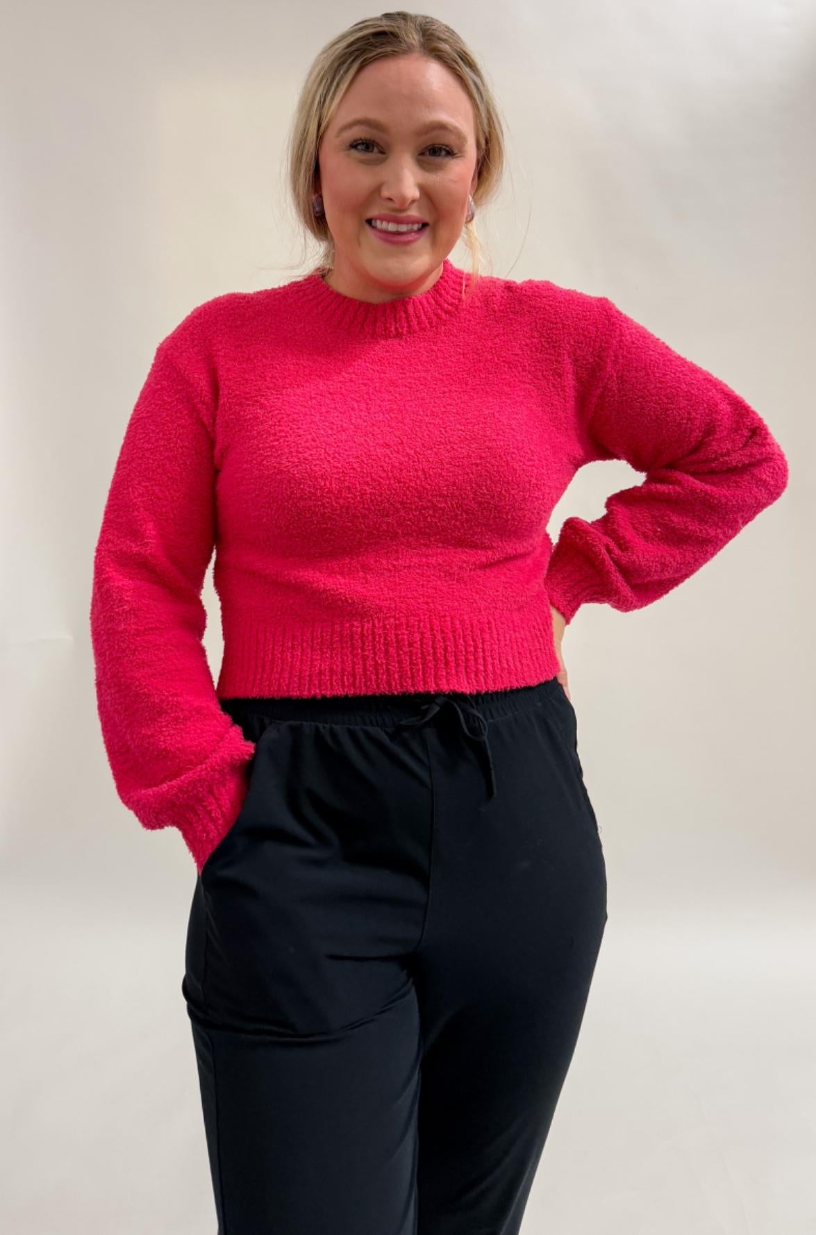 Alanwood Dr. Fuchsia Sweater