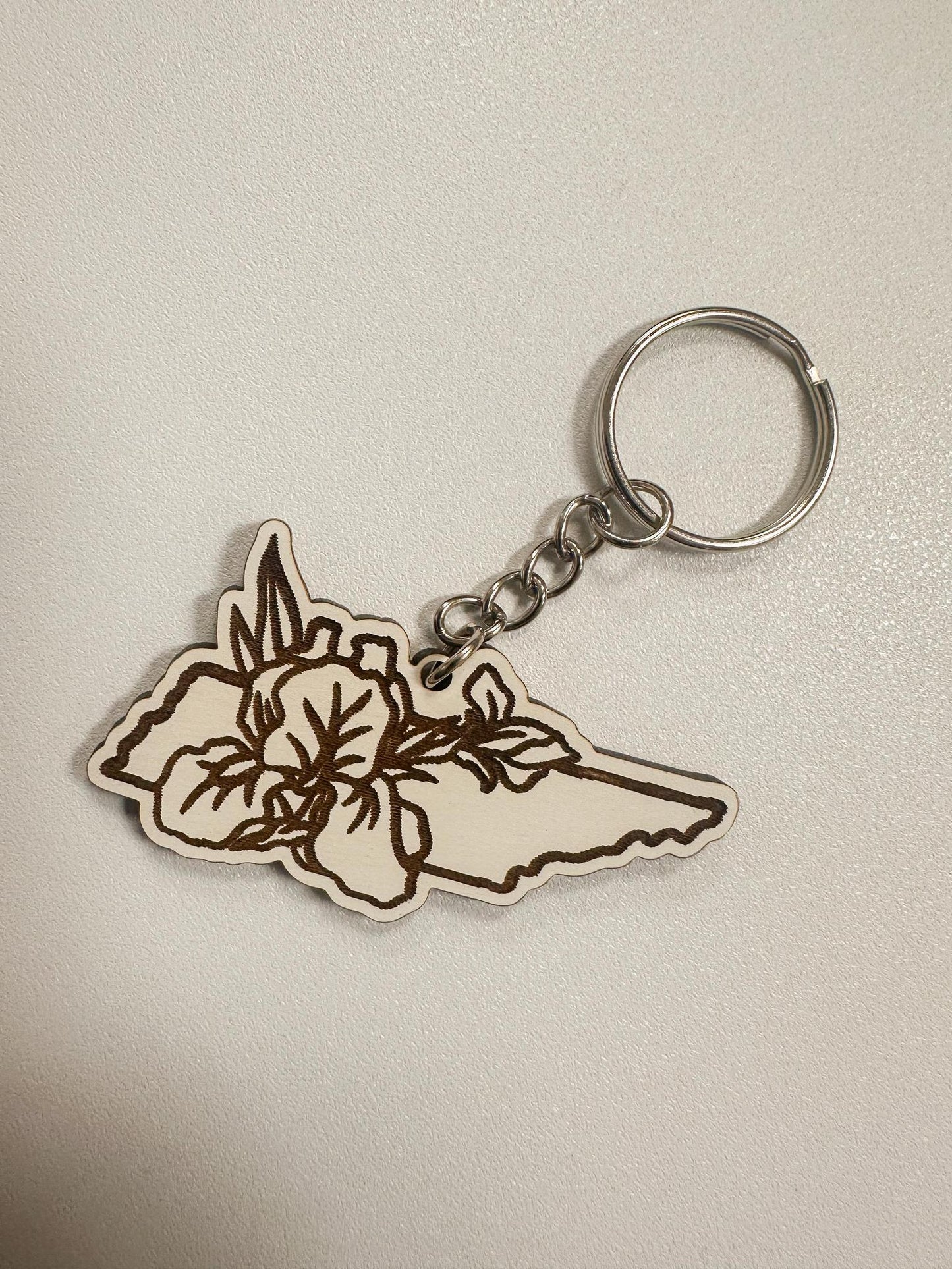 Tennessee State Flower Keychain