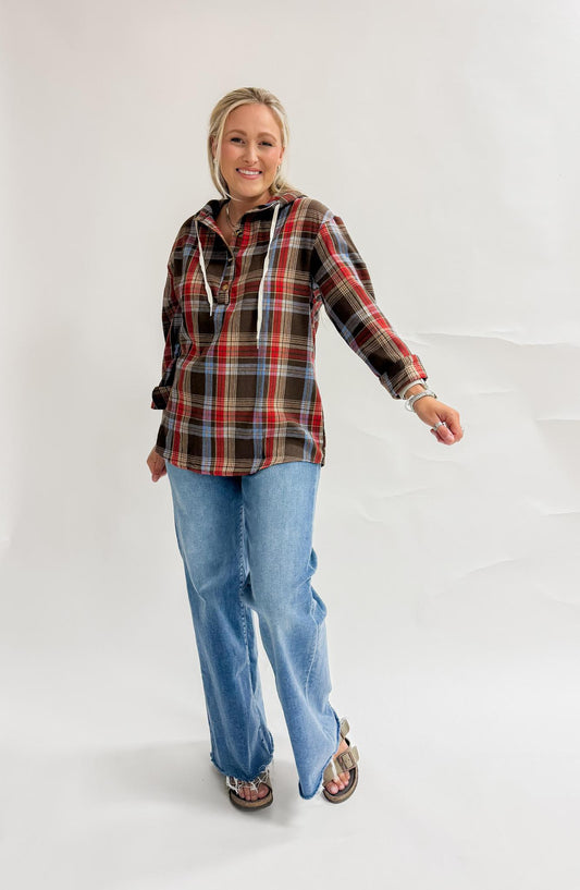 Dartsmouth Dr. Hooded Flannel