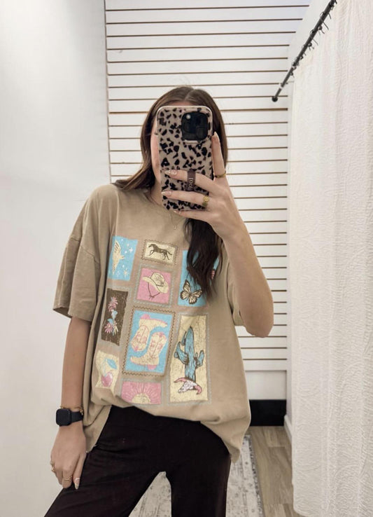 Western Stamp Graphic Tee