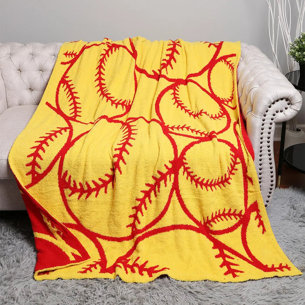 Softball Throw Blanket