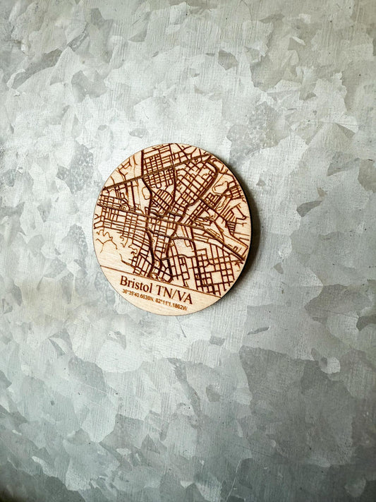 Bristol Street Map Magnet