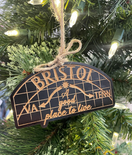 Bristol Va/Tn Sign Ornament