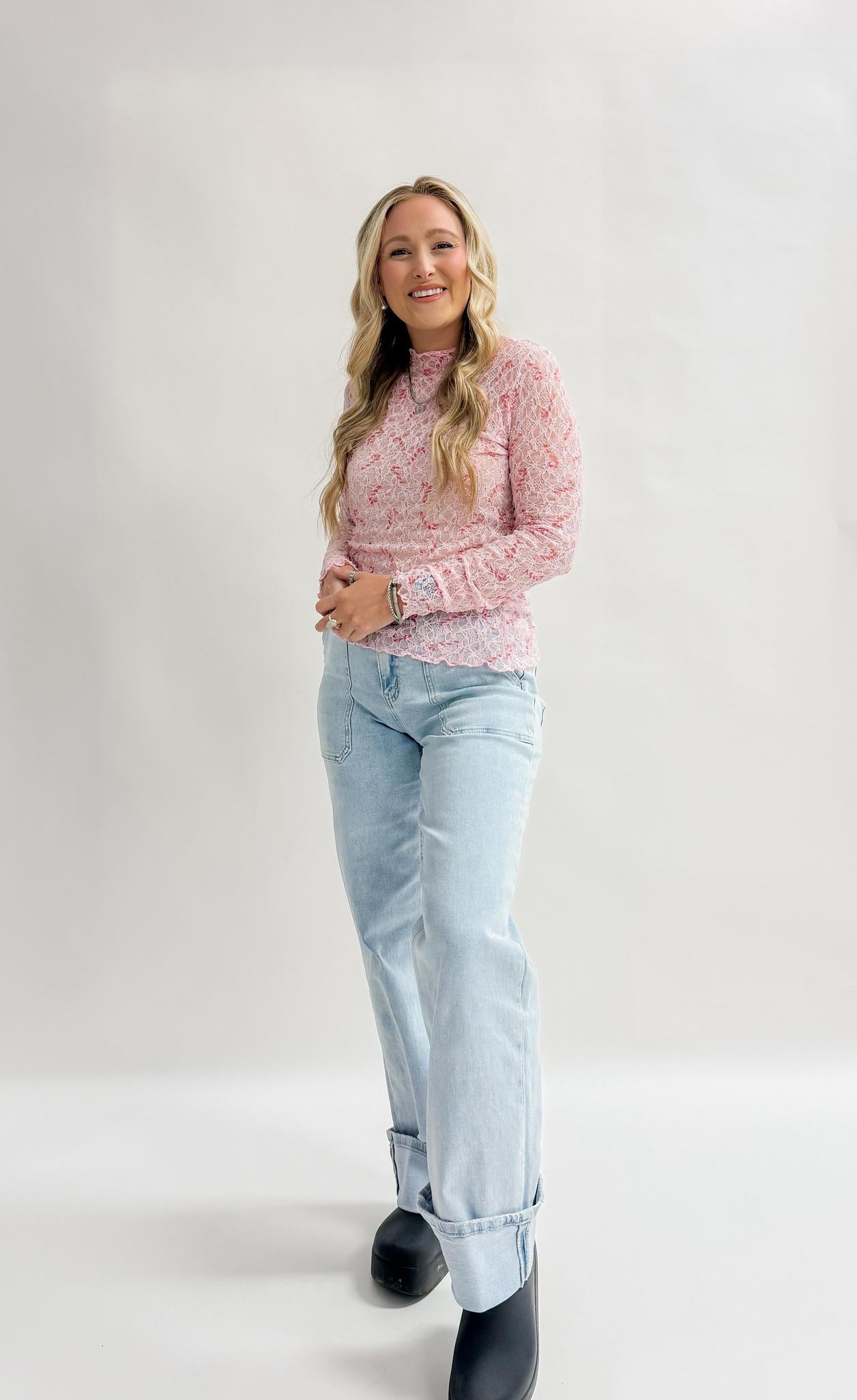 Deerfield Dr. Lace Long Sleeve