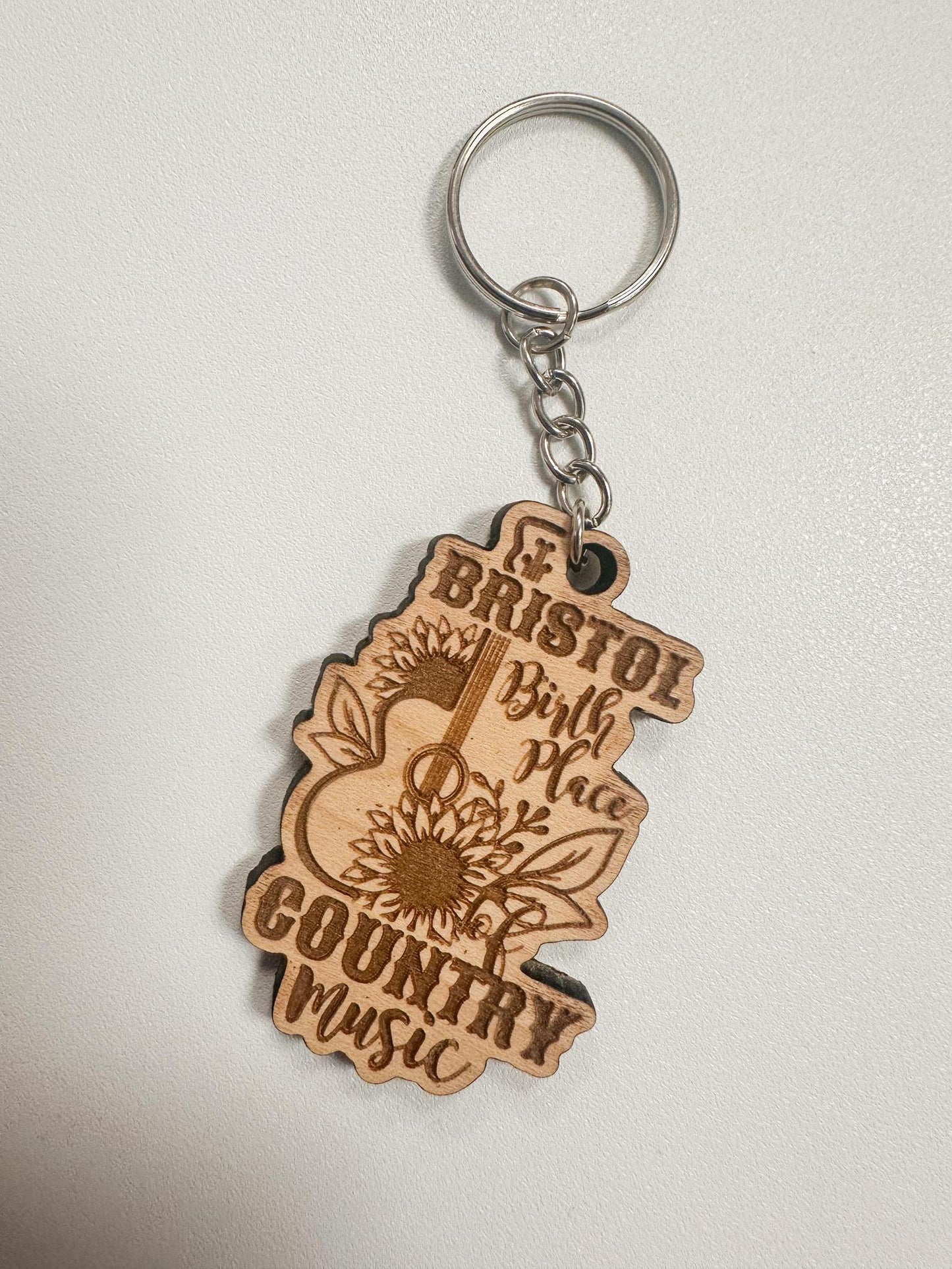 Birthplace of Country Music Keychain