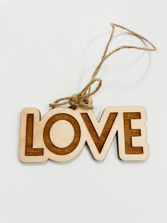 LOVE Ornament