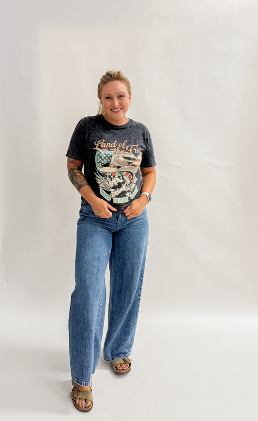 Land of The Free Graphic Tee