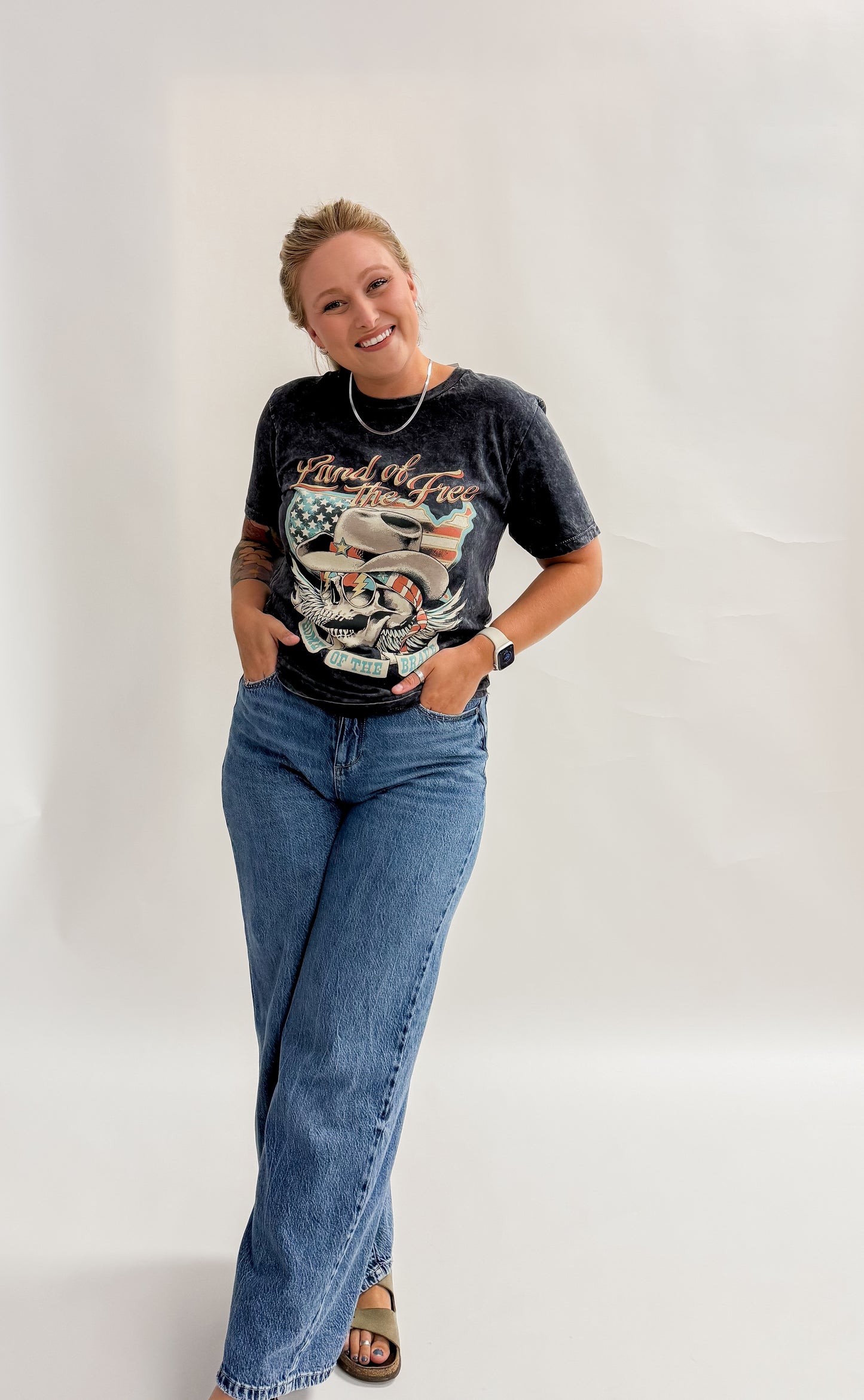 Land of The Free Graphic Tee