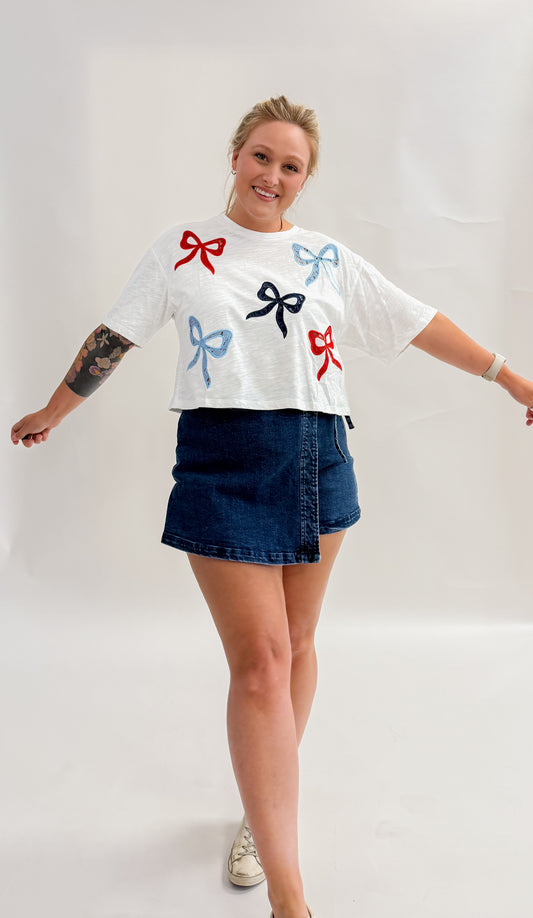 Burke Rd. Denim Skort