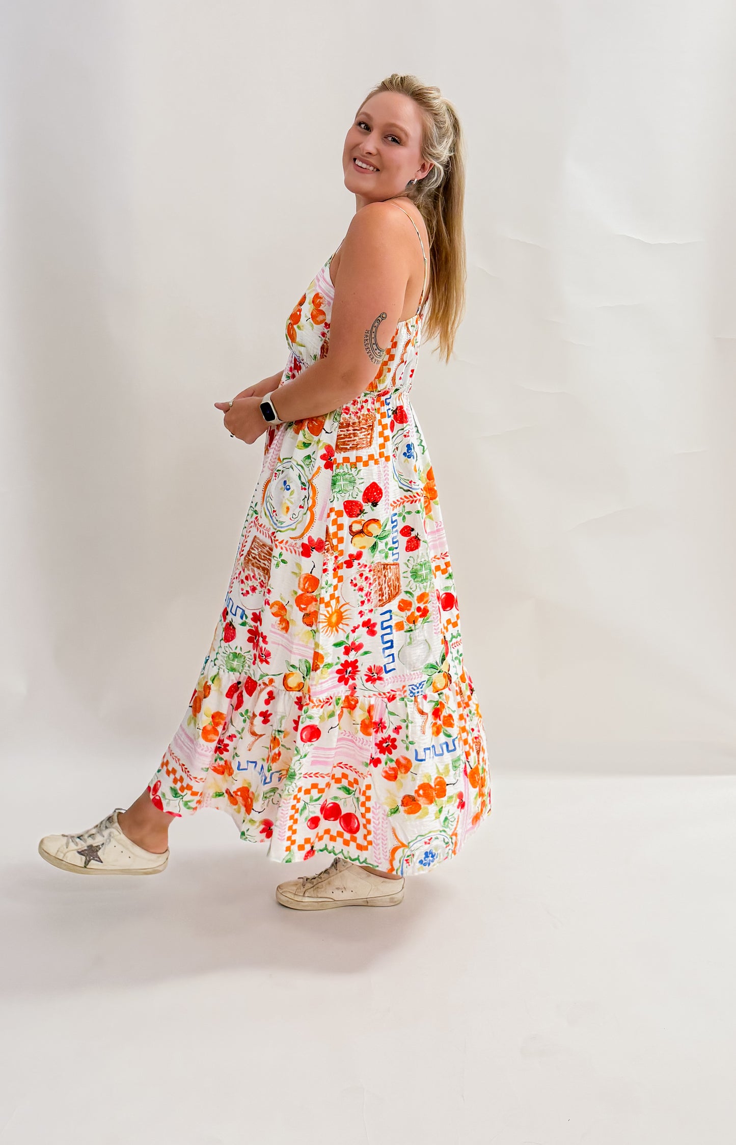 Broyles Ln. Midi Printed Dress