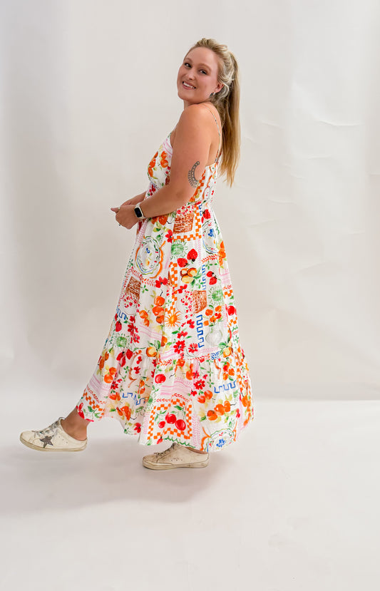 Broyles Ln. Midi Printed Dress