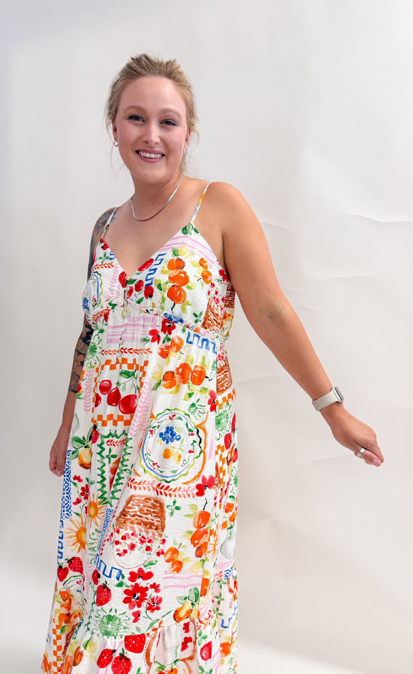 Broyles Ln. Midi Printed Dress