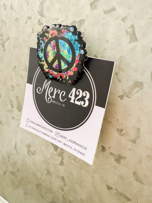 Peace Sign Clip Magnet