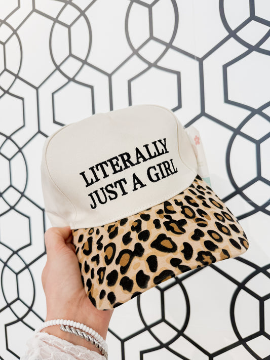 Literally Just A Girl Trucker Hat