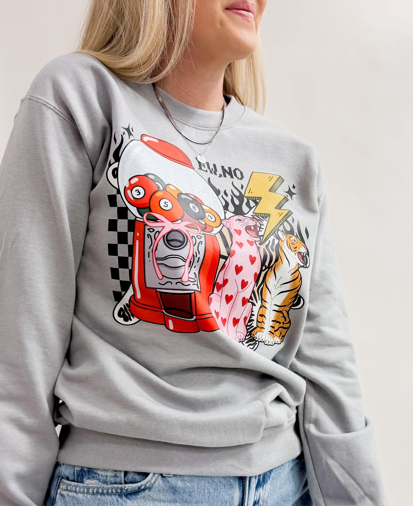 Electric Chaos Graphic Crewneck