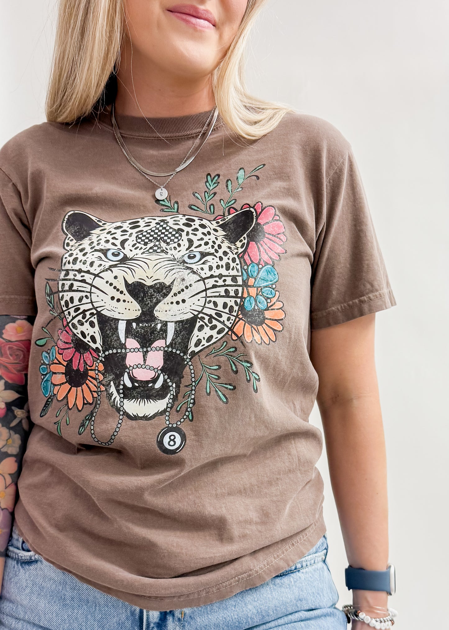 Leopard Diva Graphic Tee