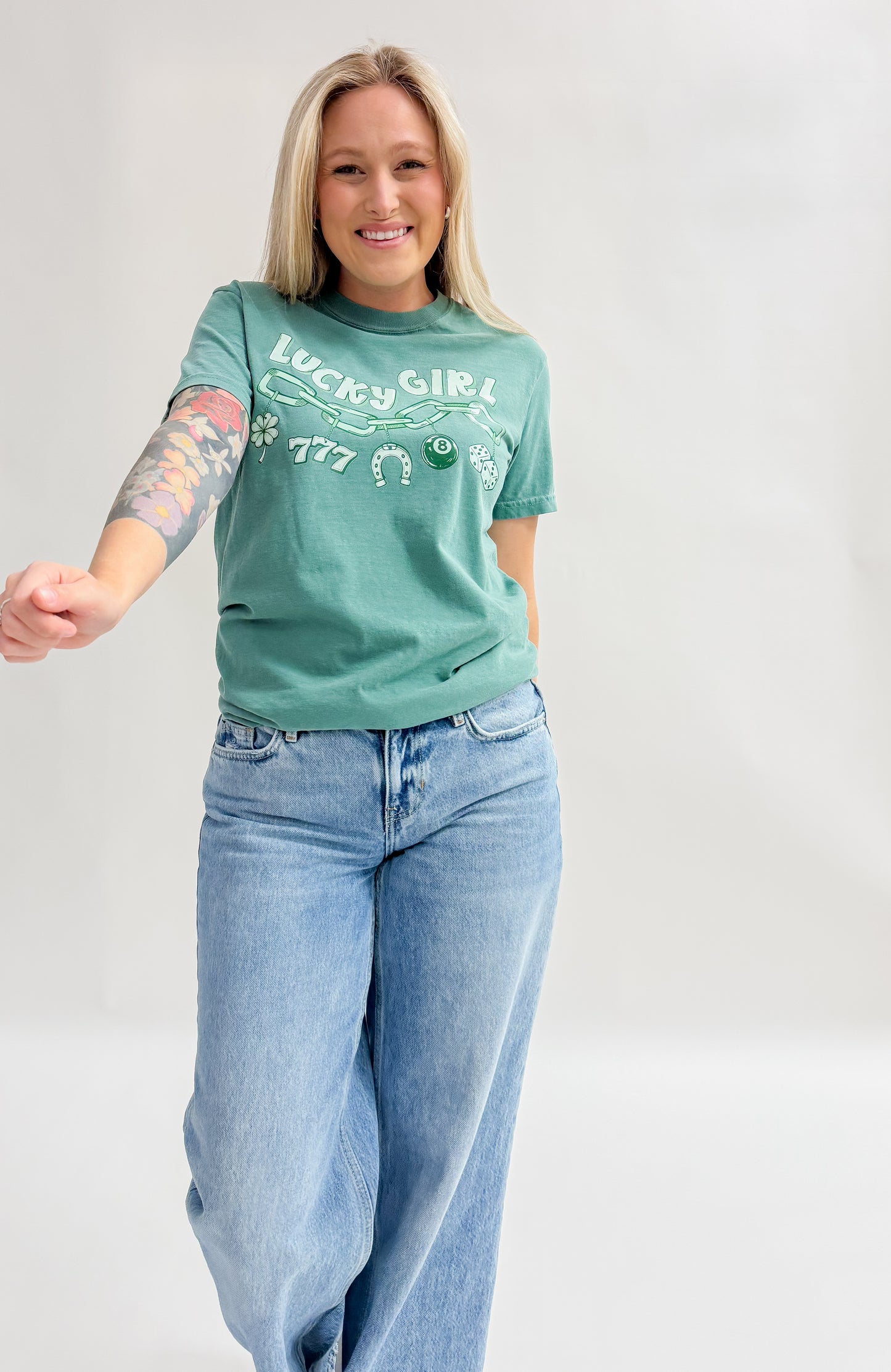 Lucky Girl Graphic Tee