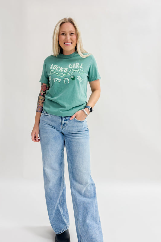 Lucky Girl Graphic Tee
