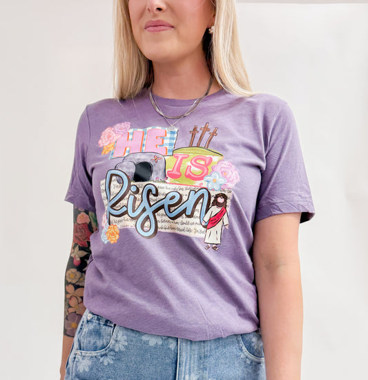 He Is Risen Graphic Tee