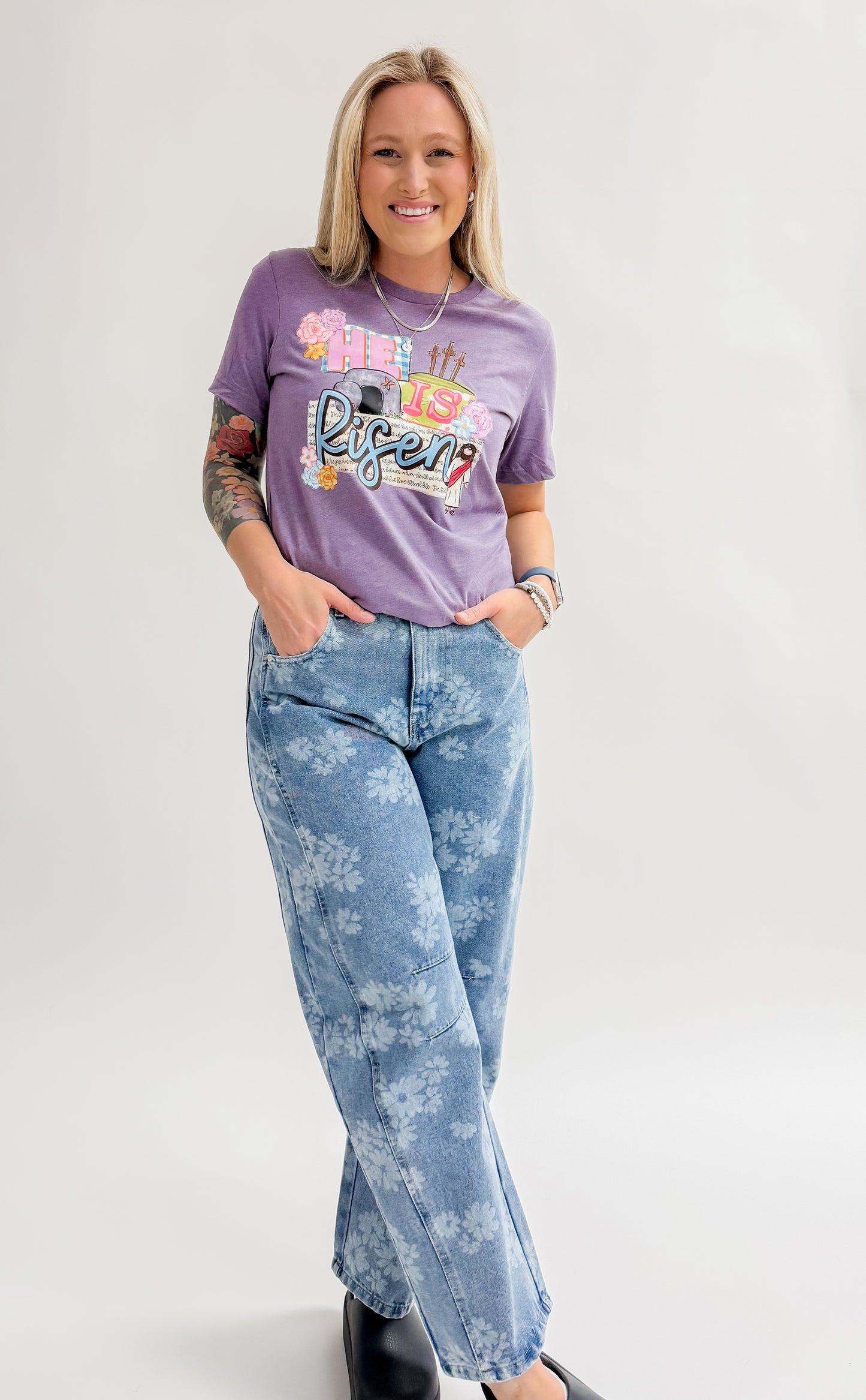 He Is Risen Graphic Tee