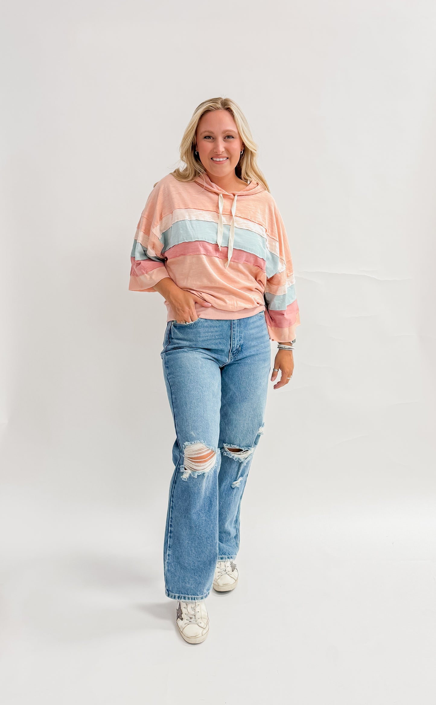 Chatham Rd. Hooded Blouse