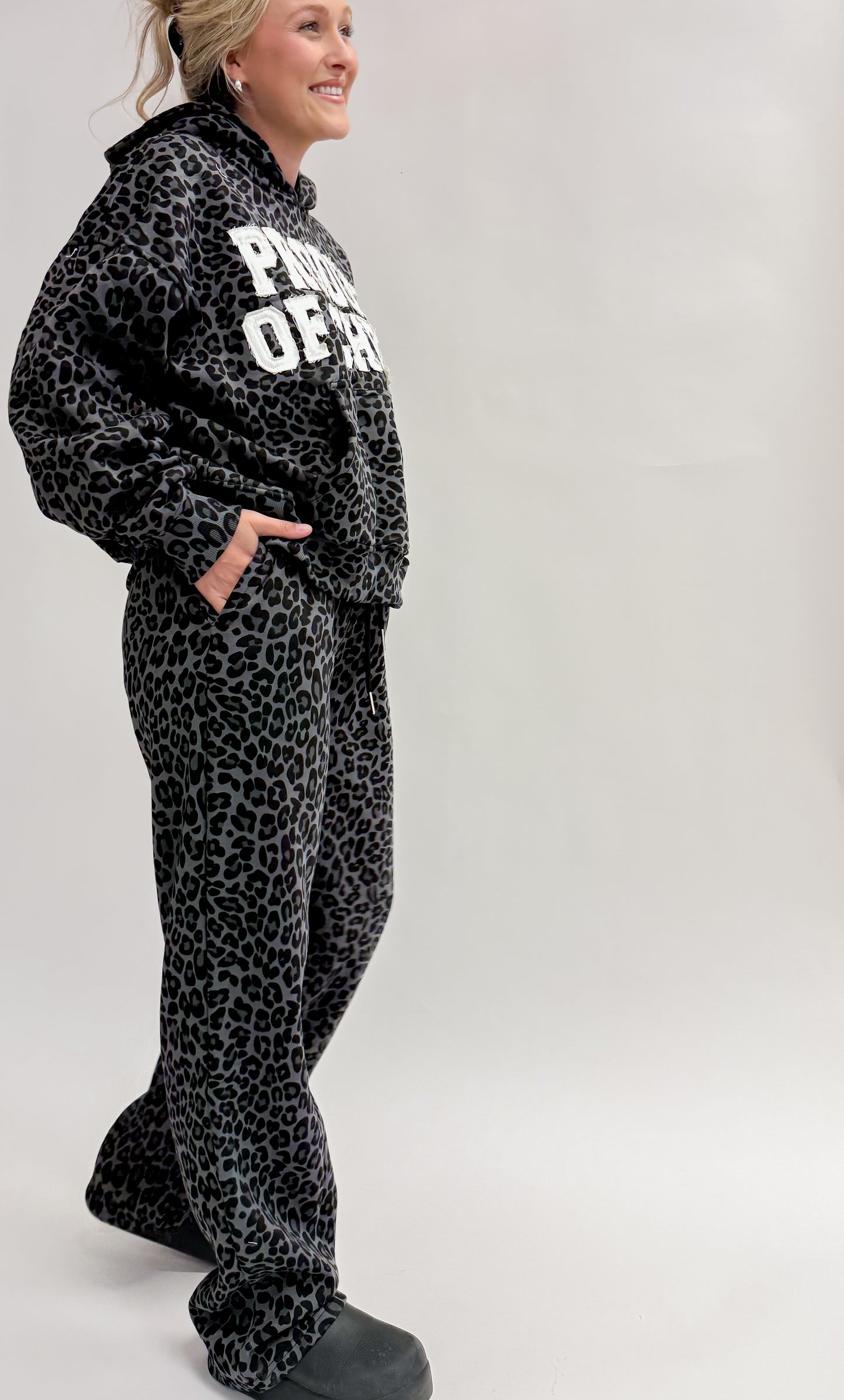POC- Black Leopard Pant