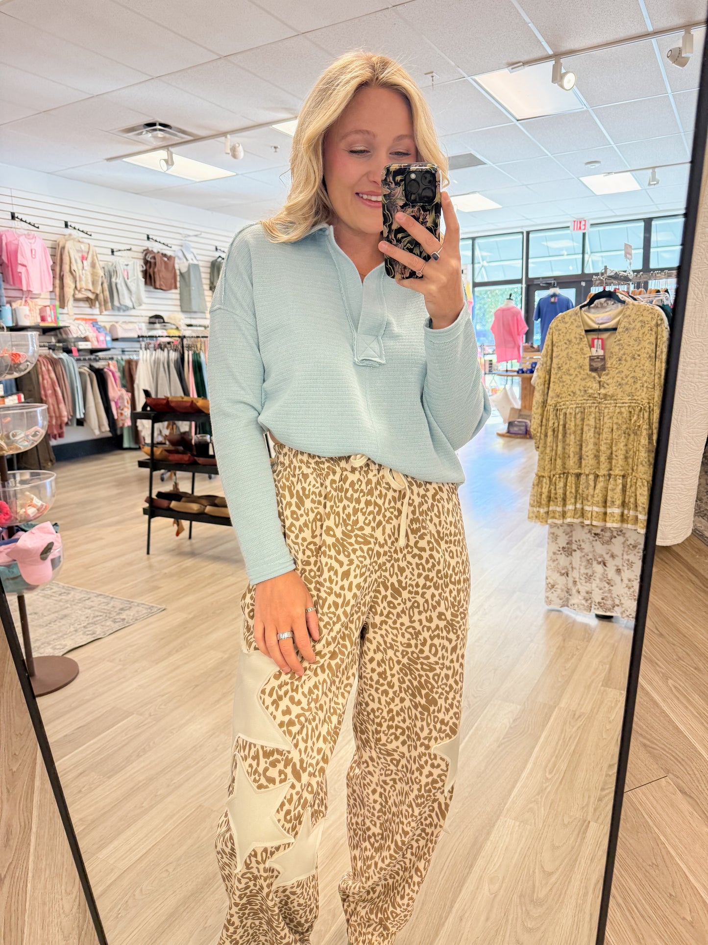 Gray Dr. Blouse