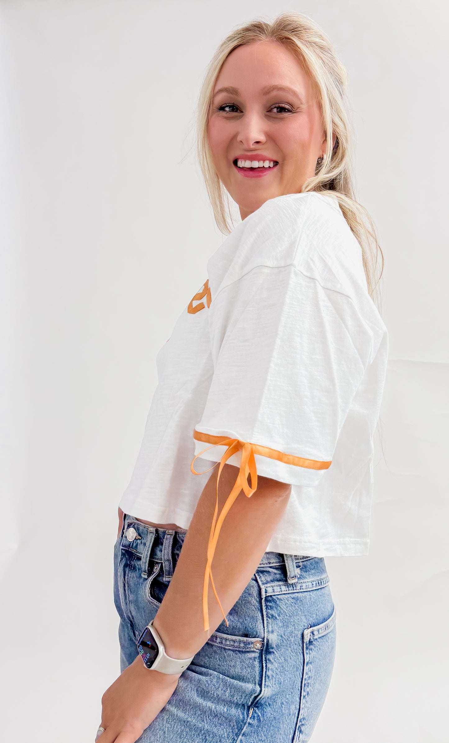 Neyland Letter Crop Top