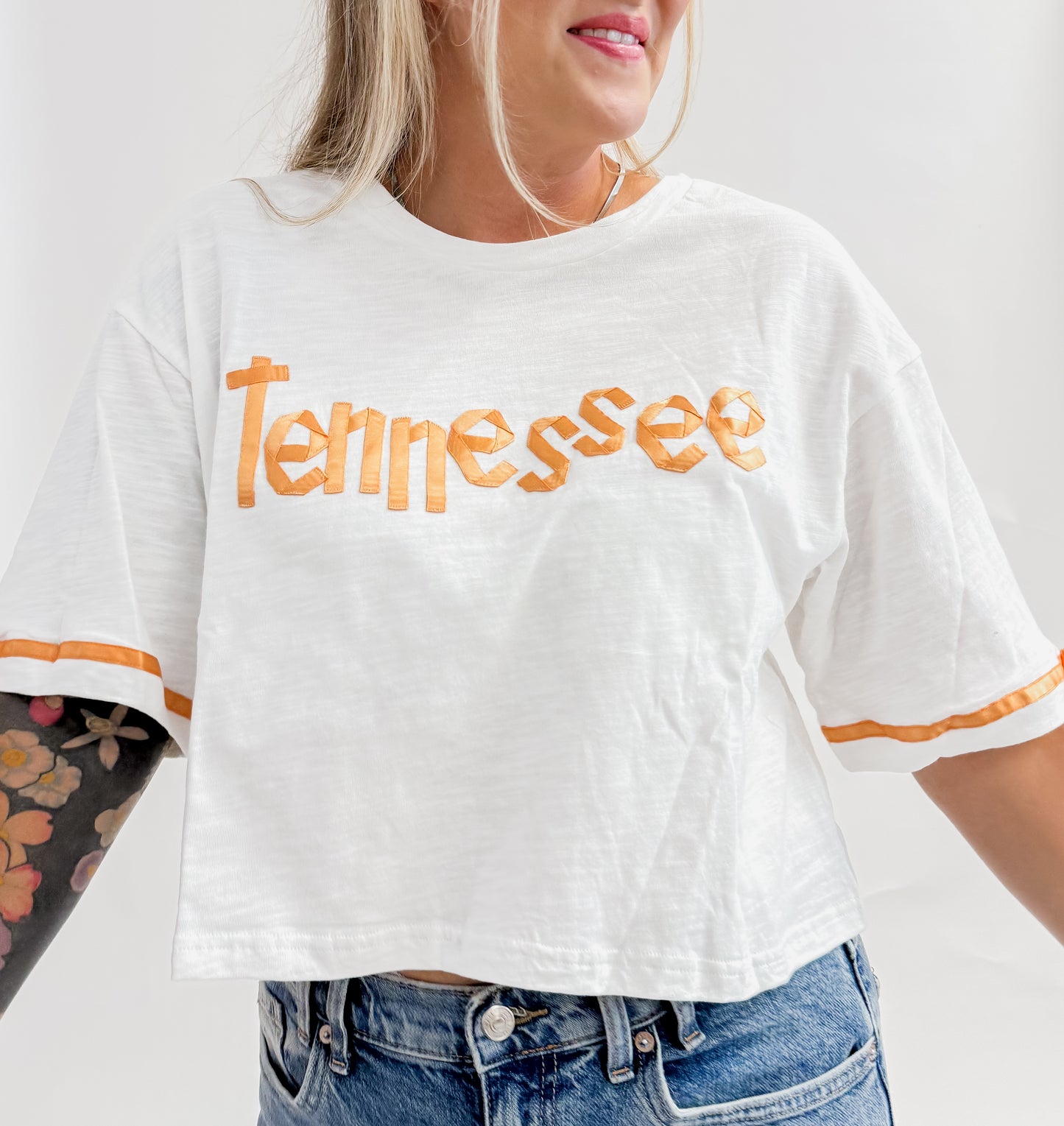 Neyland Letter Crop Top