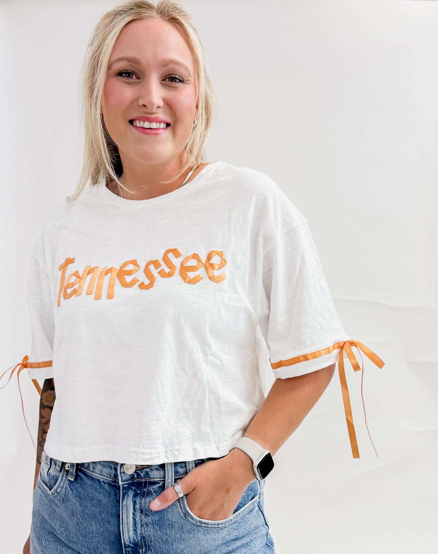 Neyland Letter Crop Top