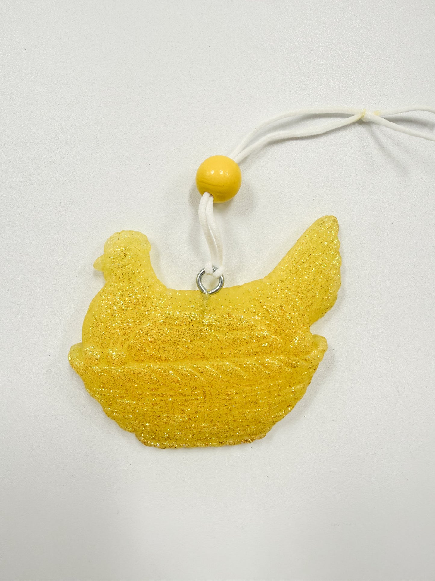 Nested Hen Glitter Freshie
