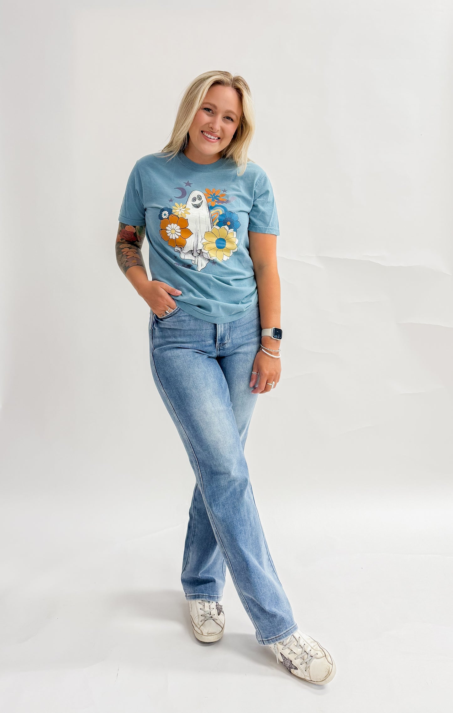 Retro Ghost Graphic Tee