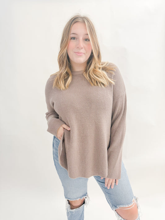 17th St Taupe Sweater