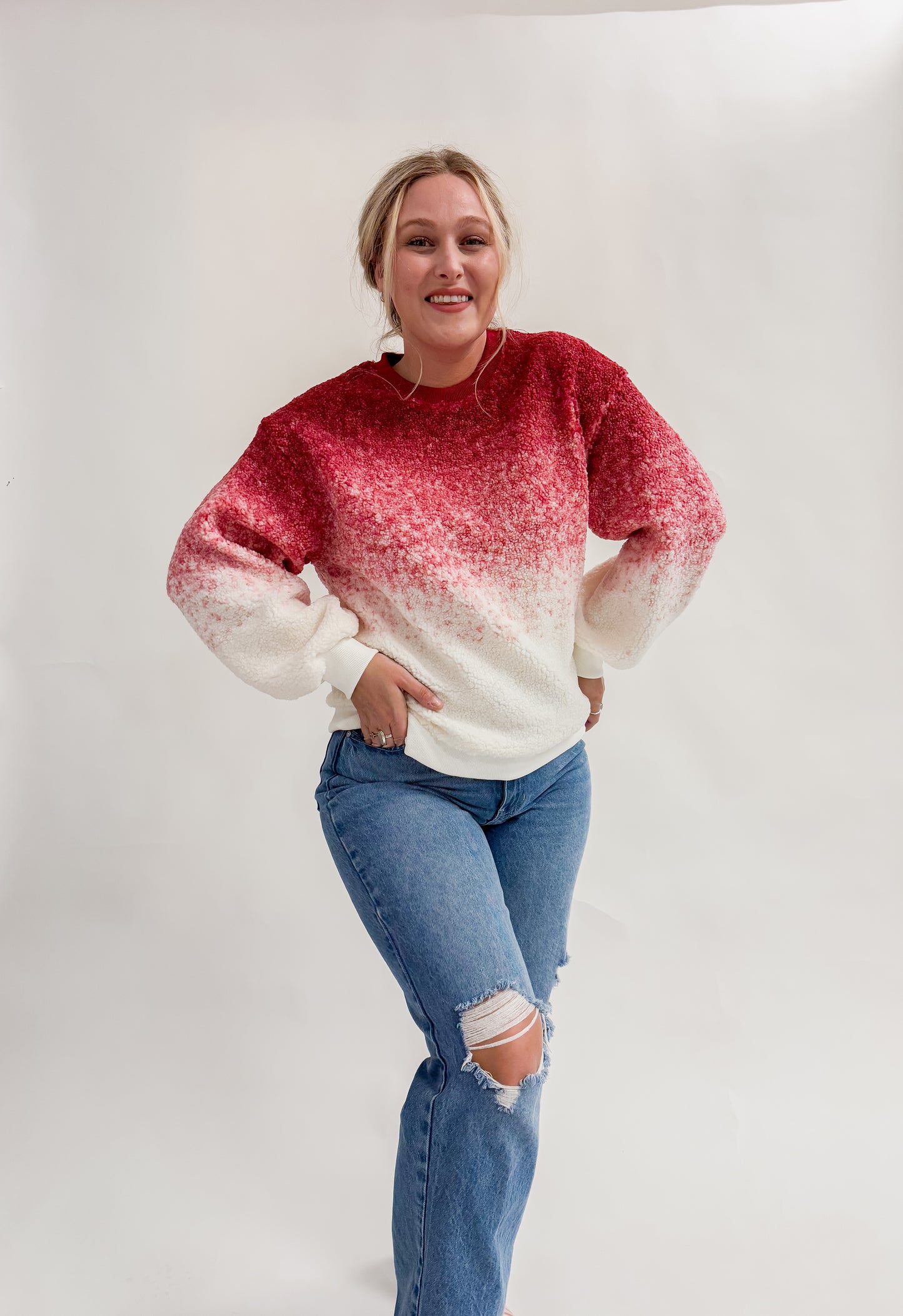 2nd Ave. Ombre Knit Sweater